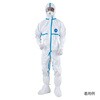 S 薄手 【ネームタグ貼付け導電ハンガー付】感染症防護キット ナビス(アズワン) 82038516