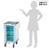 TS-ETC-CB クリアブルー 付属トレー 救急トレーカート ナビス(アズワン) 82038979