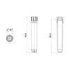 WB68-1020-10N 1.0mL 二次元バーコード付サンプルチューブ バルク包装 未滅菌 1箱 96本×10袋入 ユーレカ・テクノロジーズ 82046871