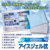 60-0145BL カバー付き アイスジェル枕 アイスブルー/ライトグレー 2点セット グリーンクロス 82054406