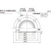 25A ポリブデン H種継手 熱融着式 フランジ用平パッキン(全面パッキン) 日本継手(旧:JFE継手) 82056890