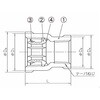 20A×15A アダプターソケット 青銅製管端防食管継手 日本継手(旧:JFE継手) 82056576