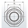 8A ユニオン 可鍛鋳鉄製管継手 (黒) 日本継手(旧:JFE継手) 82057511