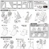 44-8892 組立式ポスタースタンド付き可変式傾斜棚 タカ印(ササガワ) 82085145