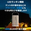LUFT-TAPBG コンパクト電動エアーポンプ ランタン機能付  1200mAh LUFT 82262970