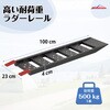 SRX83FBK-100-PC スチールラダーレール 高強度 耐荷重500kg Ruedamann 82264230