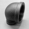100A×40A 径違いエルボ 可鍛鋳鉄製管継手(黒) 日本継手(旧:JFE継手) 82272736