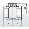 80A×40A 径違いチーズ 可鍛鋳鉄製管継手(黒) 日本継手(旧:JFE継手) 82270207