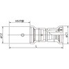 HIVP20×13A 樹脂管(ポリブテン管・架橋ポリエチレン管)用継手 Jワンクイック2  HIVP変換アダプターソケット 日本継手(旧:JFE継手) 82265149
