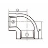 80A×65A 径違いエルボ 圧力配管用ねじ込み式可鍛鋳鉄製管継手(連送管継手) 20K 架空用 日本継手(旧:JFE継手) 82266628