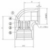 20A×15A アダプターエルボ 青銅製管端防食管継手 埋設用 日本継手(旧:JFE継手) 82265456