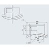 32A×80A 消火栓用溶接分岐サドル(ブランチサドル) ねじ込み型 日本継手(旧:JFE継手) 82266181