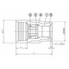 20A×15A アダプターソケット 青銅製管端防食管継手 埋設用 日本継手(旧:JFE継手) 82267380