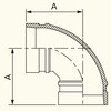 50A 90°ショートエルボ ハウジング形管継手(ベストジョイント) グルーブ形 No.901 一次防錆塗装品 日本継手(旧:JFE継手) 82270828