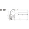 30A トランジション継手 メカエルボ 日本継手(旧:JFE継手) 82273400