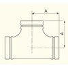 150A チーズ ハウジング形管継手(ベストジョイント) グルーブ形 No.7120 一次防錆塗装品 日本継手(旧:JFE継手) 82268807