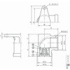 15A 座付水栓エルボ 青銅製管端防食管継手 日本継手(旧:JFE継手) 82270381