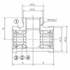 25A×20A 水栓チーズ 青銅製管端防食管継手 日本継手(旧:JFE継手) 82270846