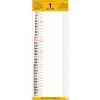 SG101 【名入れ】短冊 数字月表 紐付 レスタス 82301025