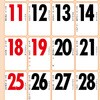 SG253 【名入れ】格言付色分文字(厚口) 晴雨表入り・年間予定表付 レスタス 82301287