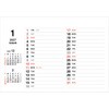 SG957 【名入れ】COMPACT DESKTOP CALENDAR レスタス 82301960