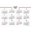 SG957 【名入れ】COMPACT DESKTOP CALENDAR レスタス 82301960