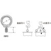 BEB-4 アイボルト 盤用 4分 東京富士商会 82331098