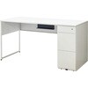 BR-M147SS-WW スタンダードデスク 片袖机〈ブラナート〉 LION (ライオン事務器) 82339848