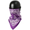 TBE1257 RIDEZ Bandana EarsLoops TBE1257 PURPLE PAISELY RIDEZ(ライズ) 82344380
