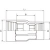 32A×25A PLSアイボリー継手 径違いソケット 硬質塩ビ樹脂被覆品 日本継手(旧:JFE継手) 82355826