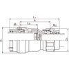 50A×40A PLSM継手 防食メカニカル継手 径違いソケット 日本継手(旧:JFE継手) 82356289