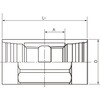 50A PLSアイボリー継手 ソケット 外面ポリエチレン樹脂被覆品 日本継手(旧:JFE継手) 82356316