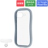 LN-26SP1VMFBL2-SK Google Pixel 10a 耐衝撃ハイブリッドケース 「ViAMO fly」 スモークブルー ストラップホール付 挟み込みシート付 LEPLUS NEXT 82361521