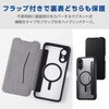 PM-F261MAGFPKBK arrows We3 (F-52G) ケース 手帳型 カバー マグネット フラップ 衝撃吸収 MAGKEEP 磁力装着対応 極限保護 エレコム 82362011