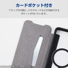 PM-F261MAGFPKBK arrows We3 (F-52G) ケース 手帳型 カバー マグネット フラップ 衝撃吸収 MAGKEEP 磁力装着対応 極限保護 エレコム 82362011