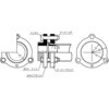 MG-50-1 水道用二層管用 ポリエチレン管 継手 3FNジョイント ヤマアサ 82369510
