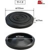 RXC14-01-2 ガレージジャッキ受皿専用パッド 2個 BIG RED 82370158