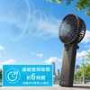 ZE40(BK) 爆風ハンディファン 大風量 100段階 卓上ファン 2000mAh カーメイト 82370761