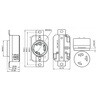 BS-XIONGDA-L630R 引掛式・平刃形埋込コンセント3極・4極 bitstrong(ビットストロング) 82374078