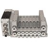 TVG2B-B10CS3JA4C-05D プラグインブロックマニホールド パイロット式3・5ポート弁 ベース配管 TVG2BシリーズEtherNet/IP(NPN出力)(マニホールドベースのみ) CKD 82408956