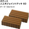 HEX-D6TK/10S ガディス 人工木ジョイントデッキ 60 タカショー 82411826