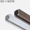 SDシステム2wayソフトクローズ戸袋納まり・開口側上部レール アトムリビンテック