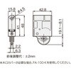 FG-281 316732 下部ガイドローラー(木口付け) アトムリビンテック 82412316