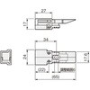 HD-19 299030 調整機能付き上部ピボット受け金具 アトムリビンテック 82412386