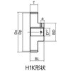 FBNM6B38D70 軸穴完成品平歯車 B形 モジュール6 KANA(片山チエン) 82431365