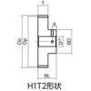 FBPM2.5B12D12 軸穴完成品平歯車 B形 モジュール2.5 KANA(片山チエン) 82441935