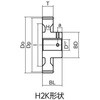 FBNM4B48D60 軸穴完成品平歯車 B形 モジュール4 KANA(片山チエン) 82431740