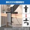 moni-arm-x001 モニターアーム シングル クランプ式 ディスプレイ用 VESA対応 高さ角度調整 メディアカバーマーケット 82475307