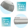 SWI-PNFAN01-WH ペルチェネックファン 首掛け扇風機 羽根なし 冷却プレート 液晶ディスプレイ 4000mAh 三和一商事 82491091