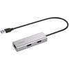Giga対応 USB-A LANアダプターハブ付 シルバー BUFFALO(バッファロー)